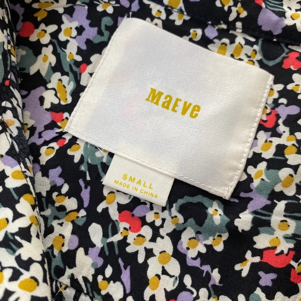 Anthropologie Maeve Matilda Rayon Button-down Shirt - Picture 3 of 6